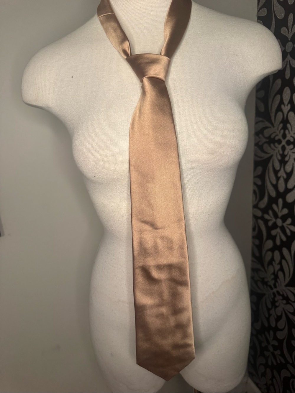 Ralph Lauren Purple Label Gold Silk Tie